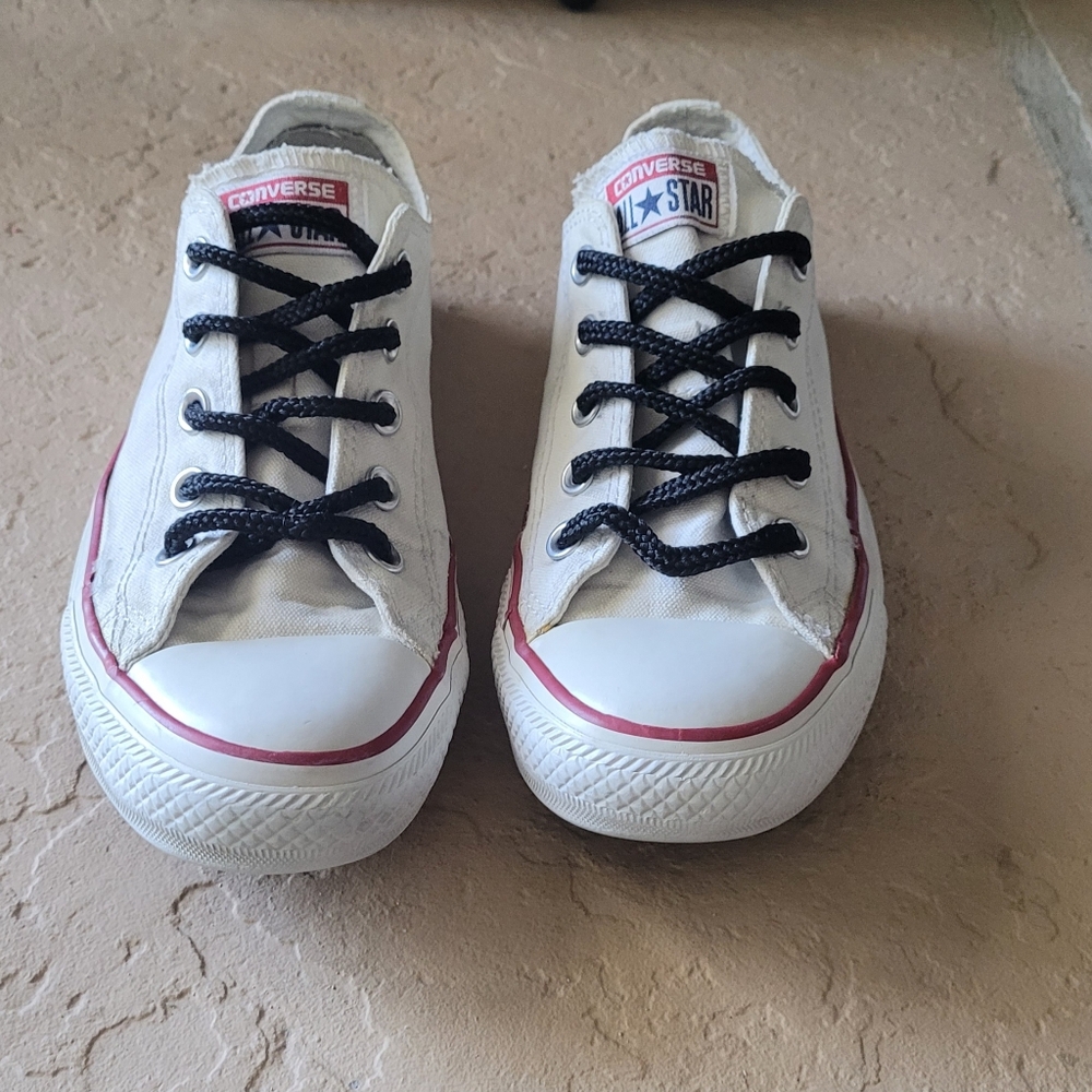 Size 4 M / 6 W Converse All Star Shoreline White Unisex Sneakers